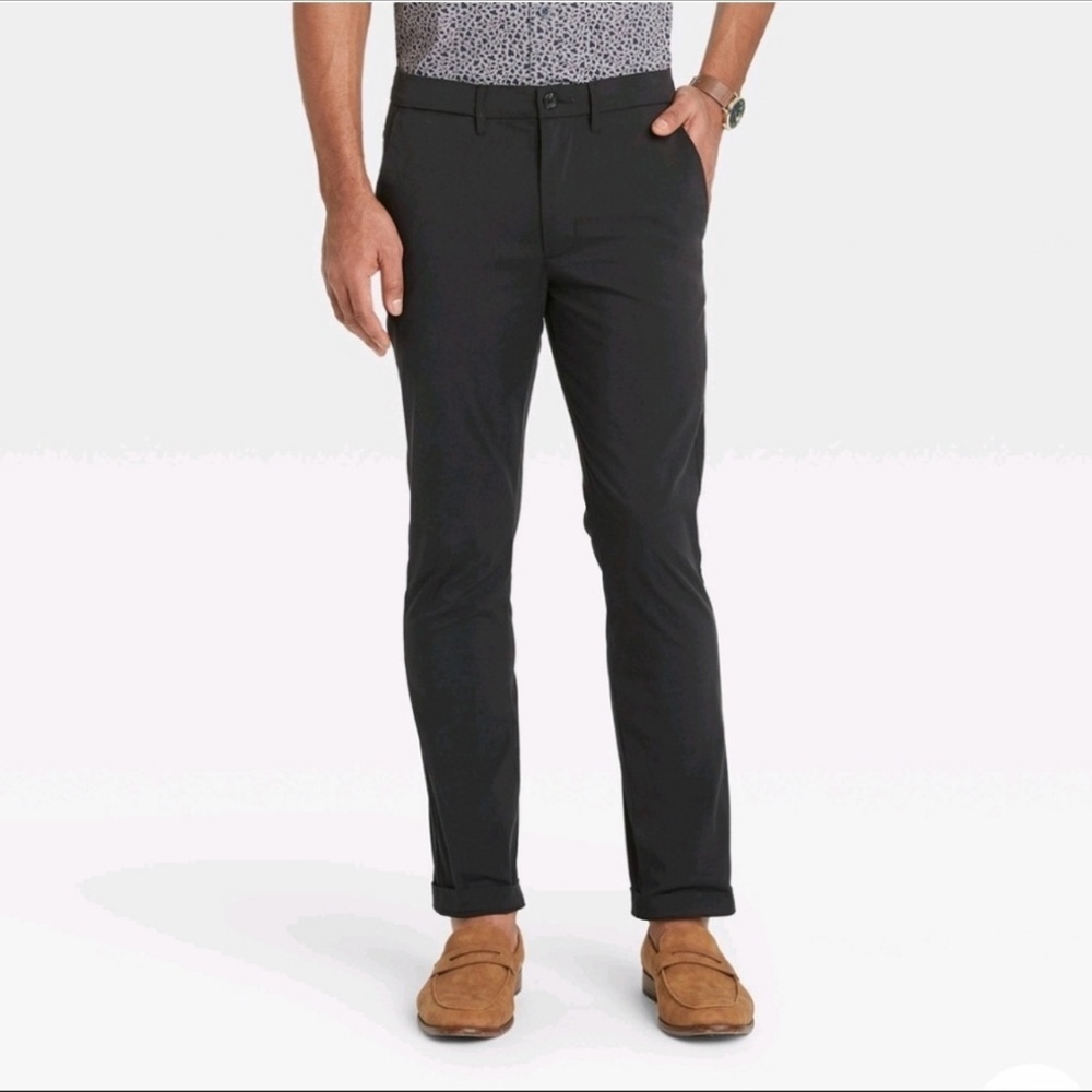 NWT- Goodfellow & Co Skinny Tech Chino Charcoal Gray 30 x 32 Mens Pant